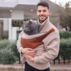 Handmade Pet Carrier Sweatshirt: Boucle Fleece Pullover for Small Pets